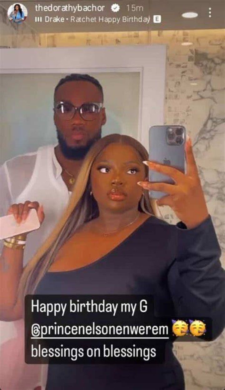 
“Try And Have Sense” BBNaija’s DOrathy Bachor Urges Prince Emwerem As She Celebrates His Birthday In A Sweet Way 